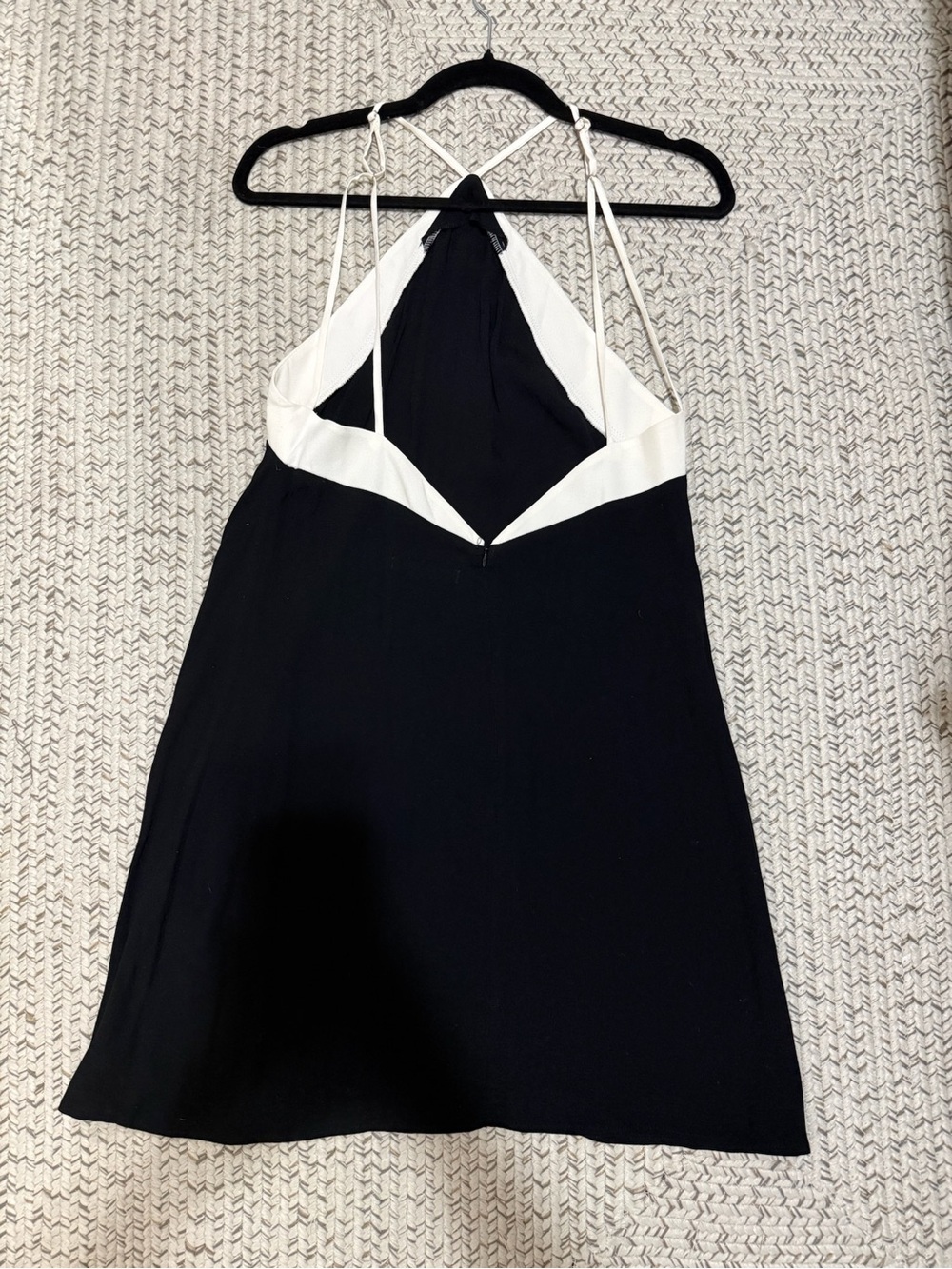 NWT Reformation Polka Halter Mini Dress - Picture 6 of 9